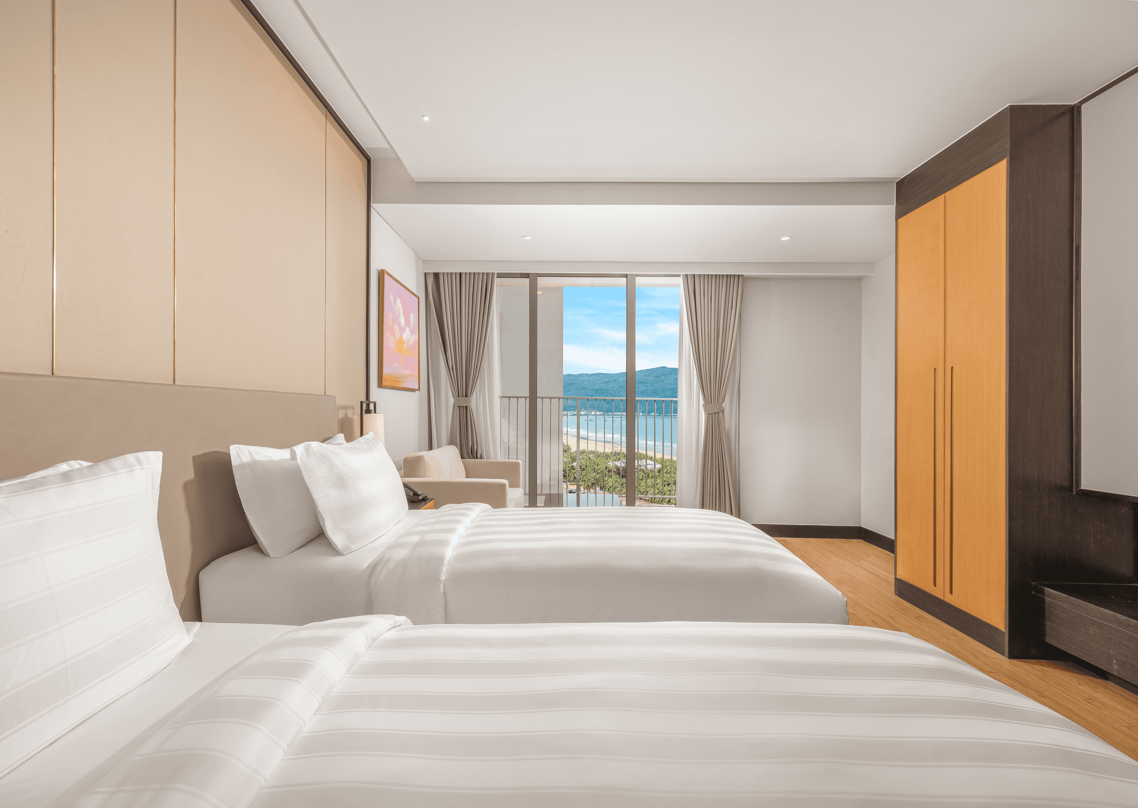 Deluxe Studio Ocean View - 2 Single Beds